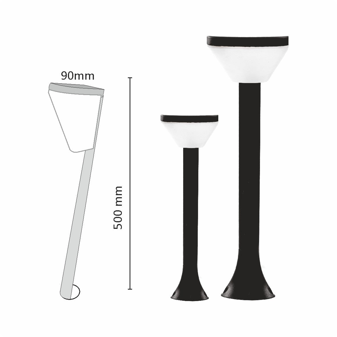 RECTANGLE BOLLARD LIGHT